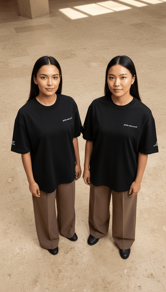 | The Oversized High Neck Organic T-Shirt | T-Shirt by SoulKind